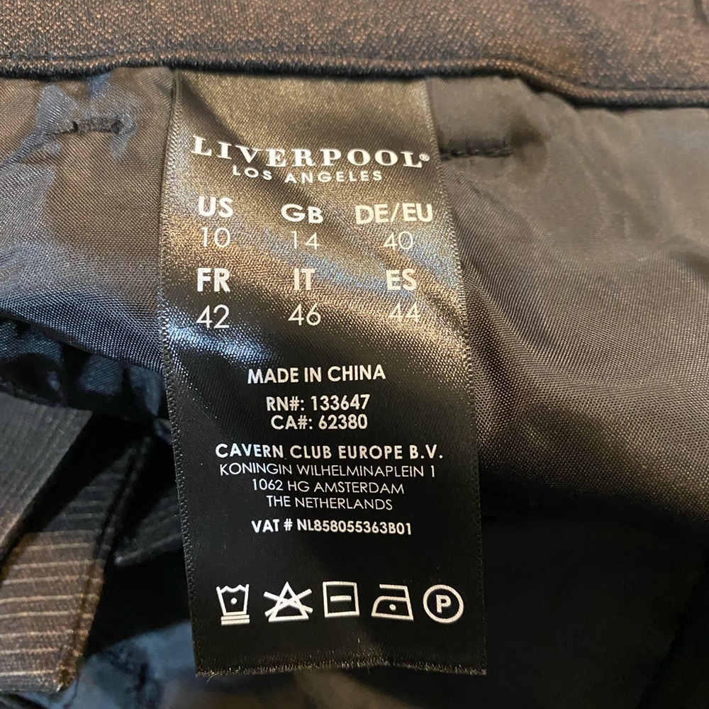 Liverpool Dark Brown Trousers Size 10 - Picture 7 of 10